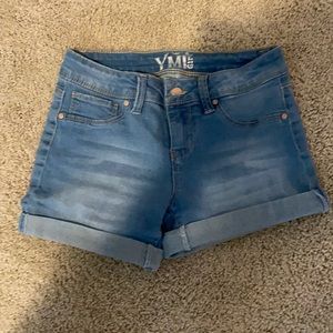 YMI girls jean shorts